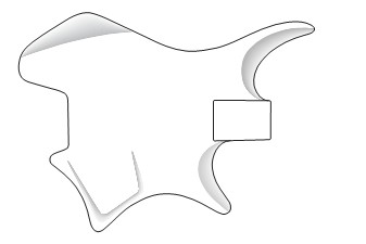 Guitar Outline Template